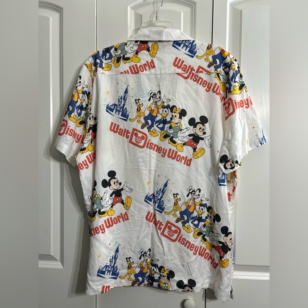 Disney World 50th Anniversary Men's Camp Short Sleeve Shirt Size XXL - Picture 10 of 12